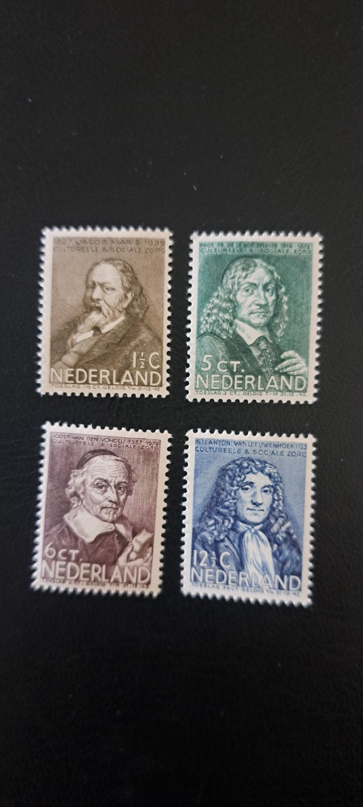 Serie zomerzegels postfris met ietsje plak. 1937 ., Postzegels en Munten, Postzegels | Nederland, Ophalen of Verzenden
