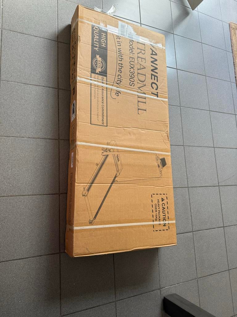 Nieuwe Loopband - Nooit gebruikt, in doos!, Doe-het-zelf en Verbouw, Kratten en Dozen, Ophalen, Doos, 100 cm of meer, 60 cm of meer