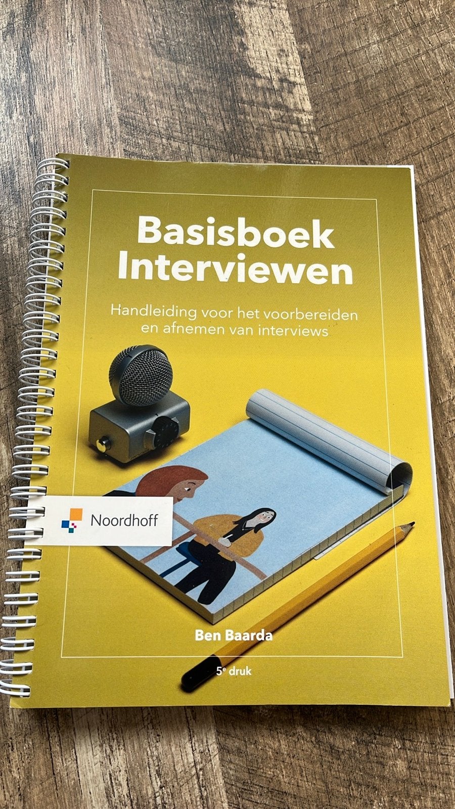 Basisboek Interviewen - Ben Baarda (5e druk), Ophalen of Verzenden, Gamma, Zo goed als nieuw, HBO