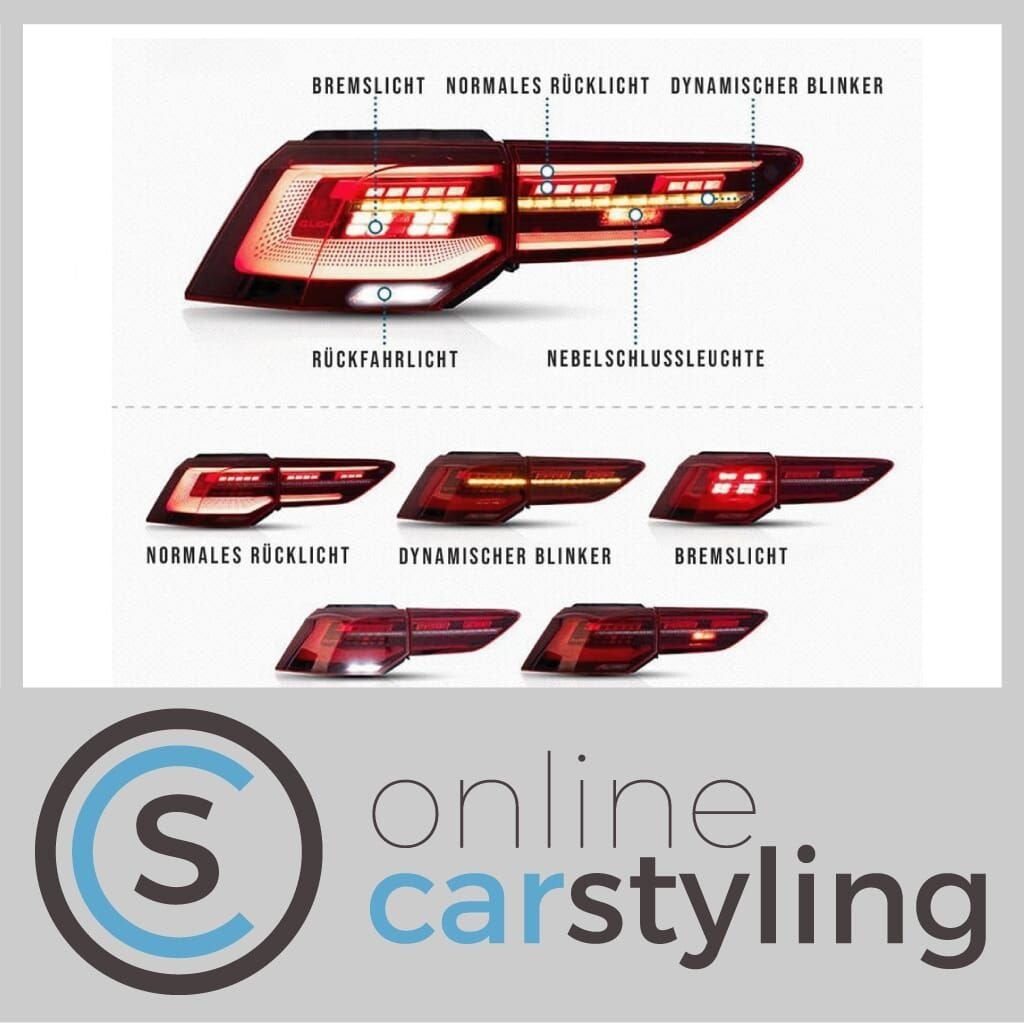 LED Achterlichten VW Golf VIII Dynamic Led, -, Volkswagen, -, Nieuw