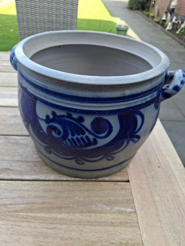 Keulse pot - aardewerk - diameter 30 cm, hoogte 26 cm, Ophalen, Gebruikt, Rond, Steen of Aardewerk