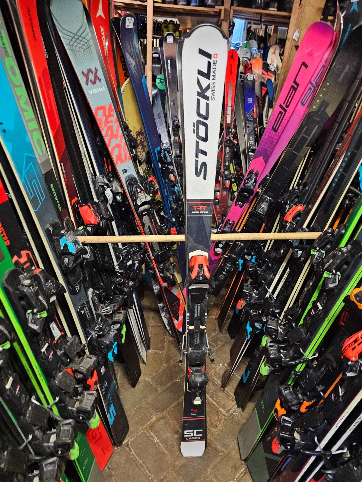 156cm STOCKLI LASER SC VOOR KENNERS SWISS 1600€, Overige merken, Gebruikt, Ophalen of Verzenden, Carve