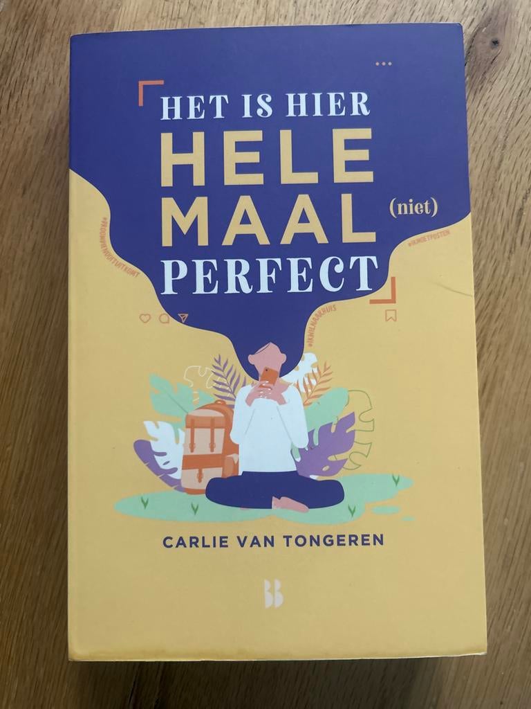 Het is hier helemaal (niet) perfect - Carlie van Tongeren, Boeken, Ophalen of Verzenden, Gelezen
