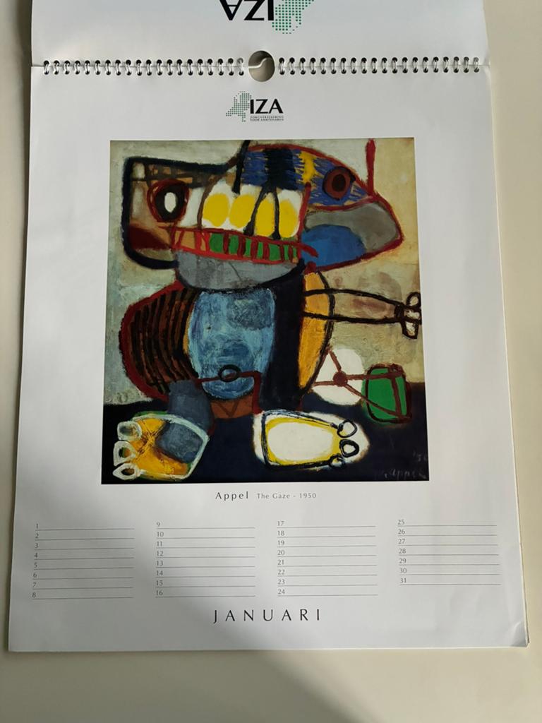 Cobra Kunst Verjaardagskalender | Appel Constant Corneille, Ophalen of Verzenden, Maandkalender, Zo goed als nieuw