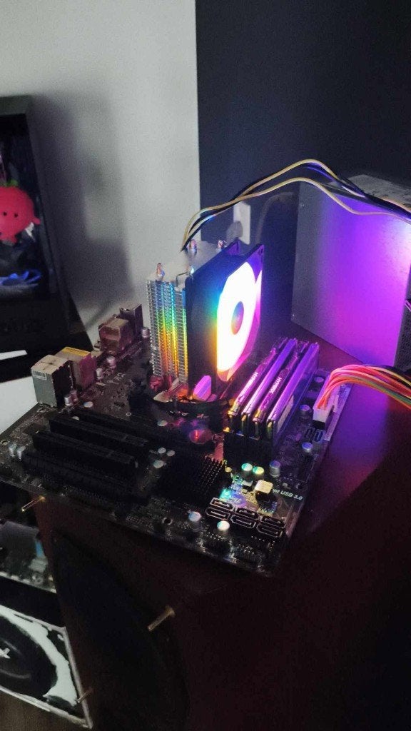 Asrock b75pro3 moederbord i7 3770k processor, Ophalen of Verzenden, Gebruikt, Intel, DDR3