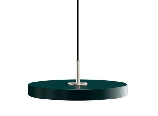 2x Umage Asteria hanglamp - Ø31 bosgroen, Huis en Inrichting, Lampen | Hanglampen, Ophalen, Modern & minimalistisch, Overige fittingen