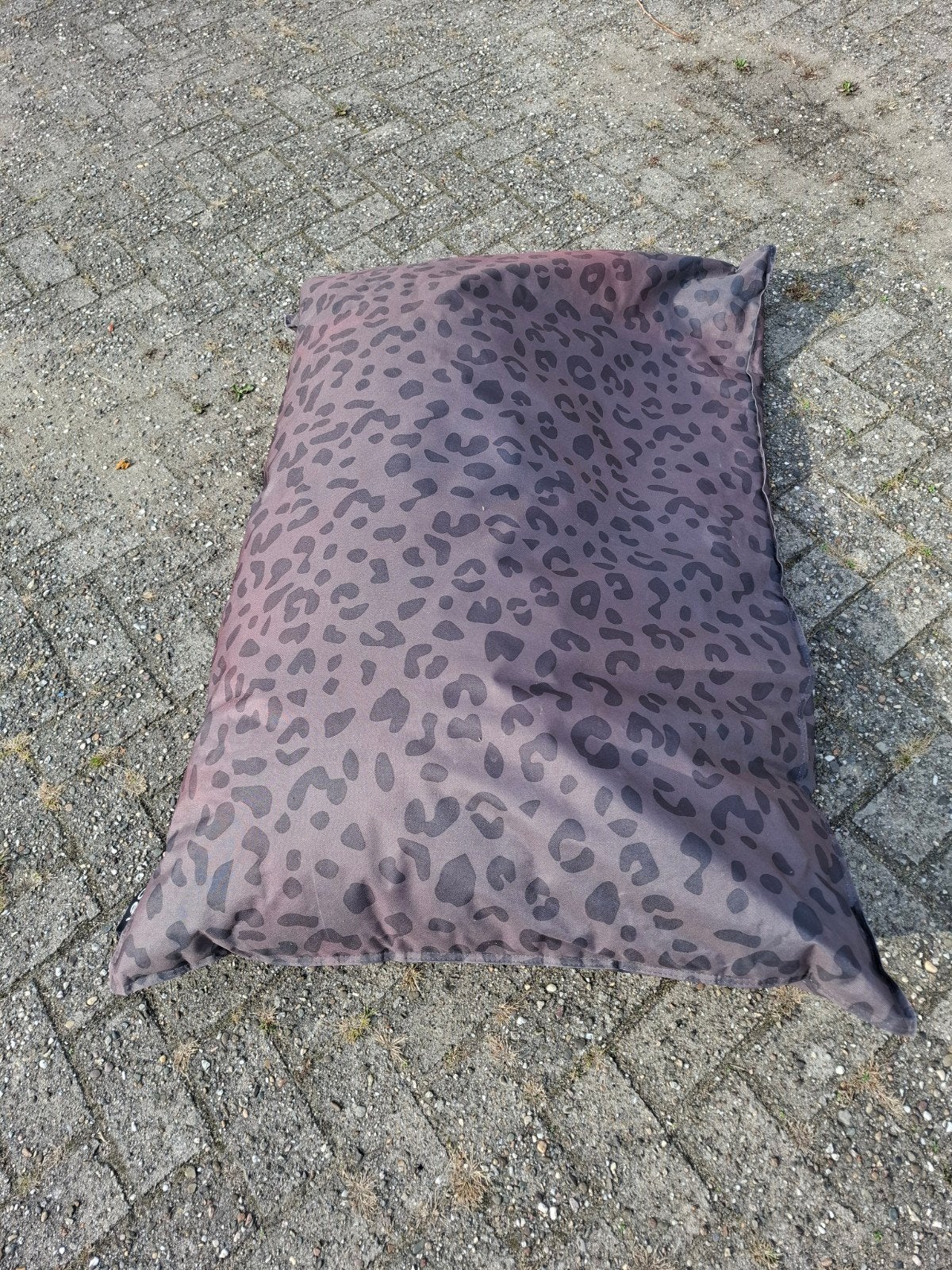 Diverse zitzakken: Label, Fatboy, kobaltblauw, zwart, Ophalen, Gebruikt, Bruin, Zitzak