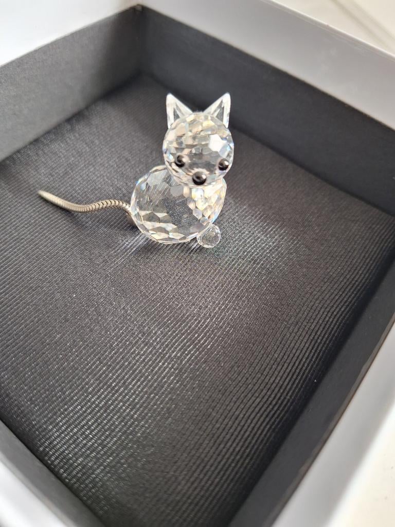 Swarovski kristallen beestjes - kat, eend en zwaan, Verzamelen, Swarovski, Ophalen of Verzenden, Zo goed als nieuw, Figuurtje