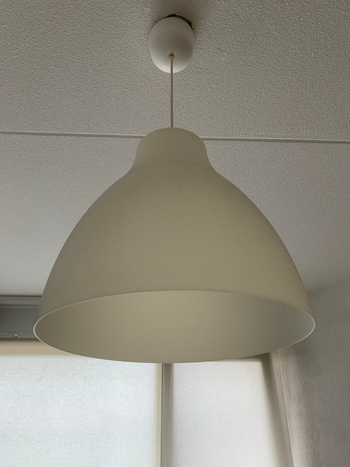 IKEA Hektar hanglamp wit, Huis en Inrichting, Lampen | Hanglampen, Ophalen, Gebruikt, Metaal, E27 (groot)