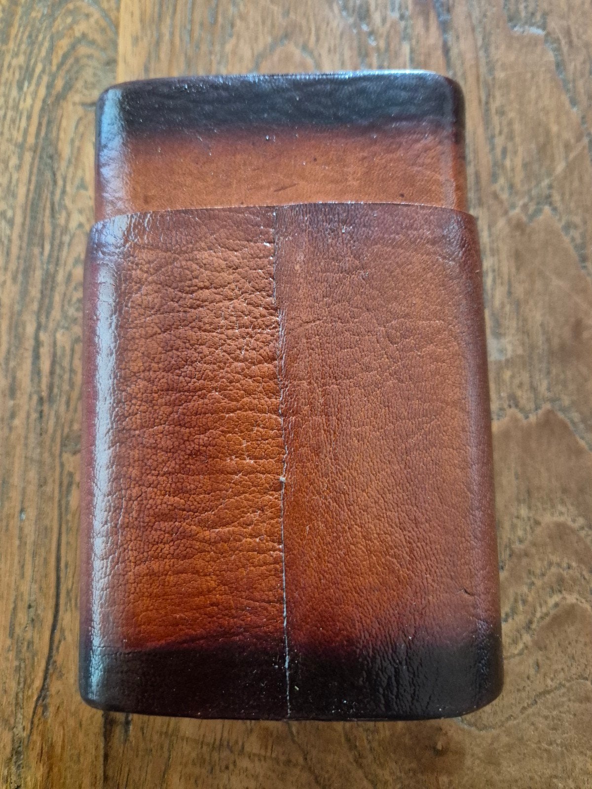 Luxe authentieke vintage leren sigarenkoker uit Cuba, Verzamelen, Ophalen of Verzenden