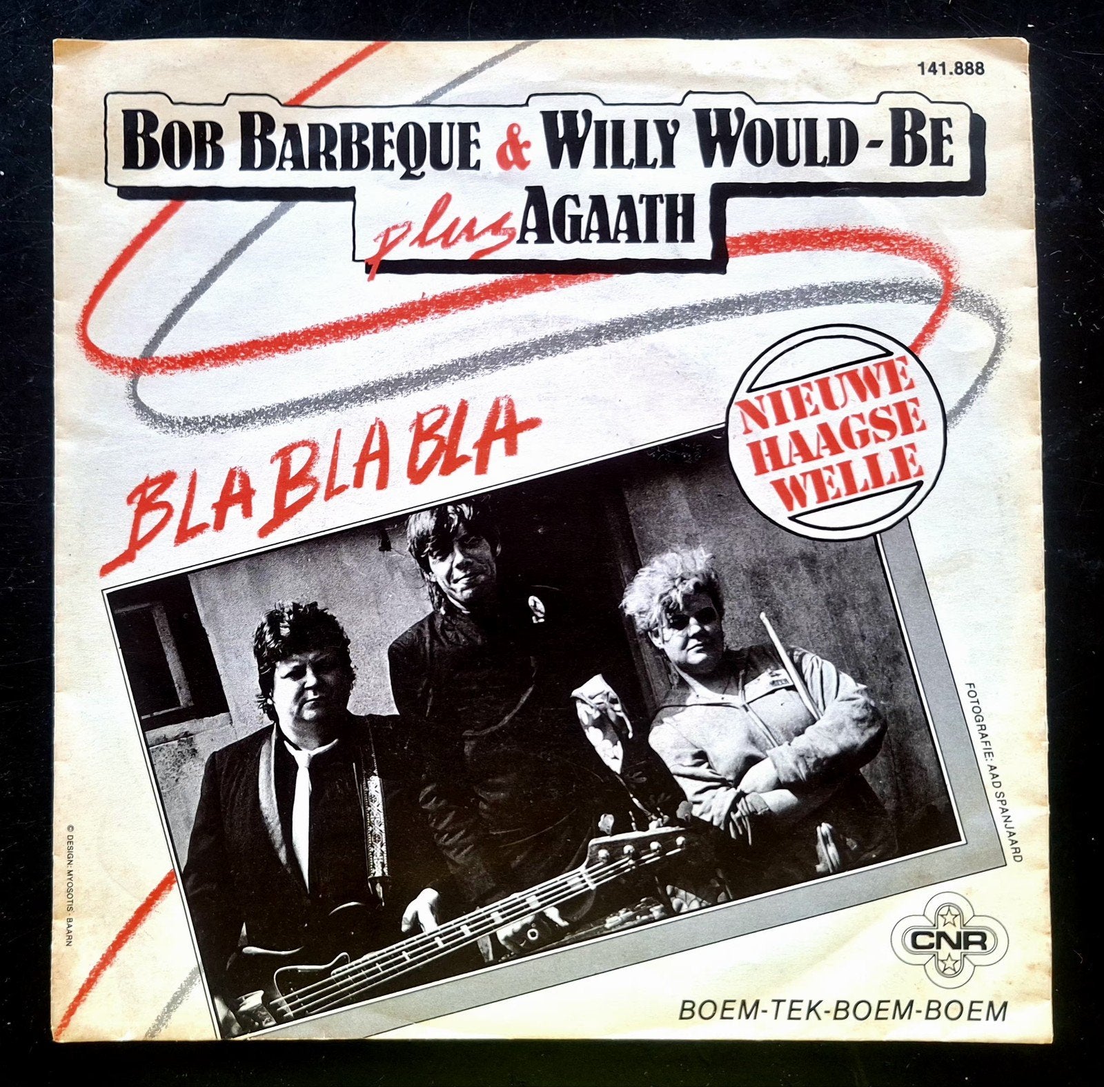 7"/SINGLE  BOB BARBECUE WILLY WOULD BE+AGAATH -Bla Bla Bla, Ophalen of Verzenden, Gebruikt, Pop