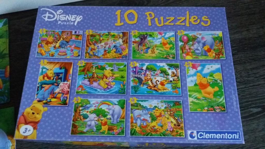 Disney Puzzel 10 Puzzels van Winnie de Poeh
(1 puzzel niet c, Ophalen, Zo goed als nieuw