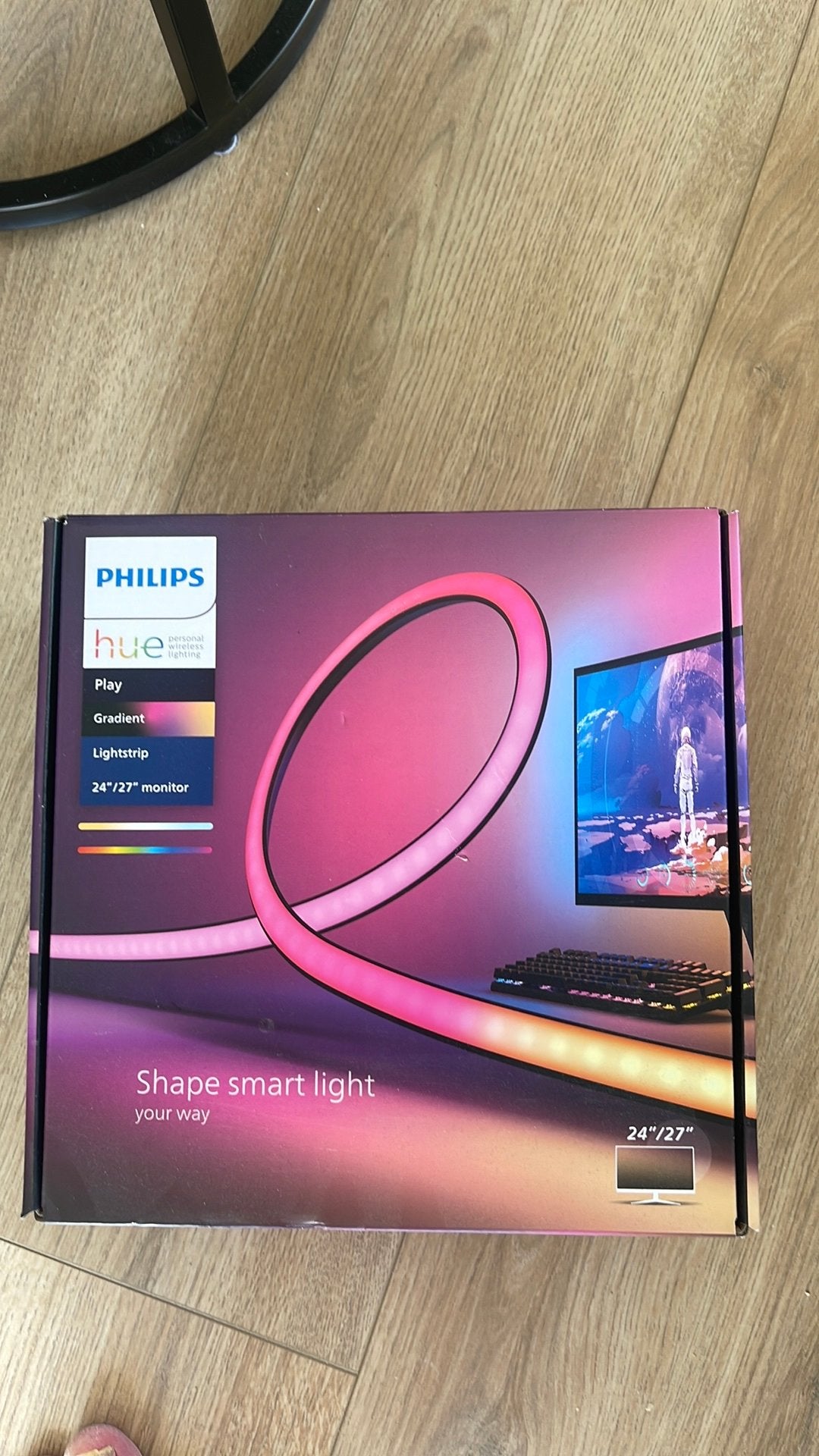 Hue play gradient lightstrip for 24/27 monitor, Ophalen, Nieuw, Overige fittingen, Bedienbaar via app