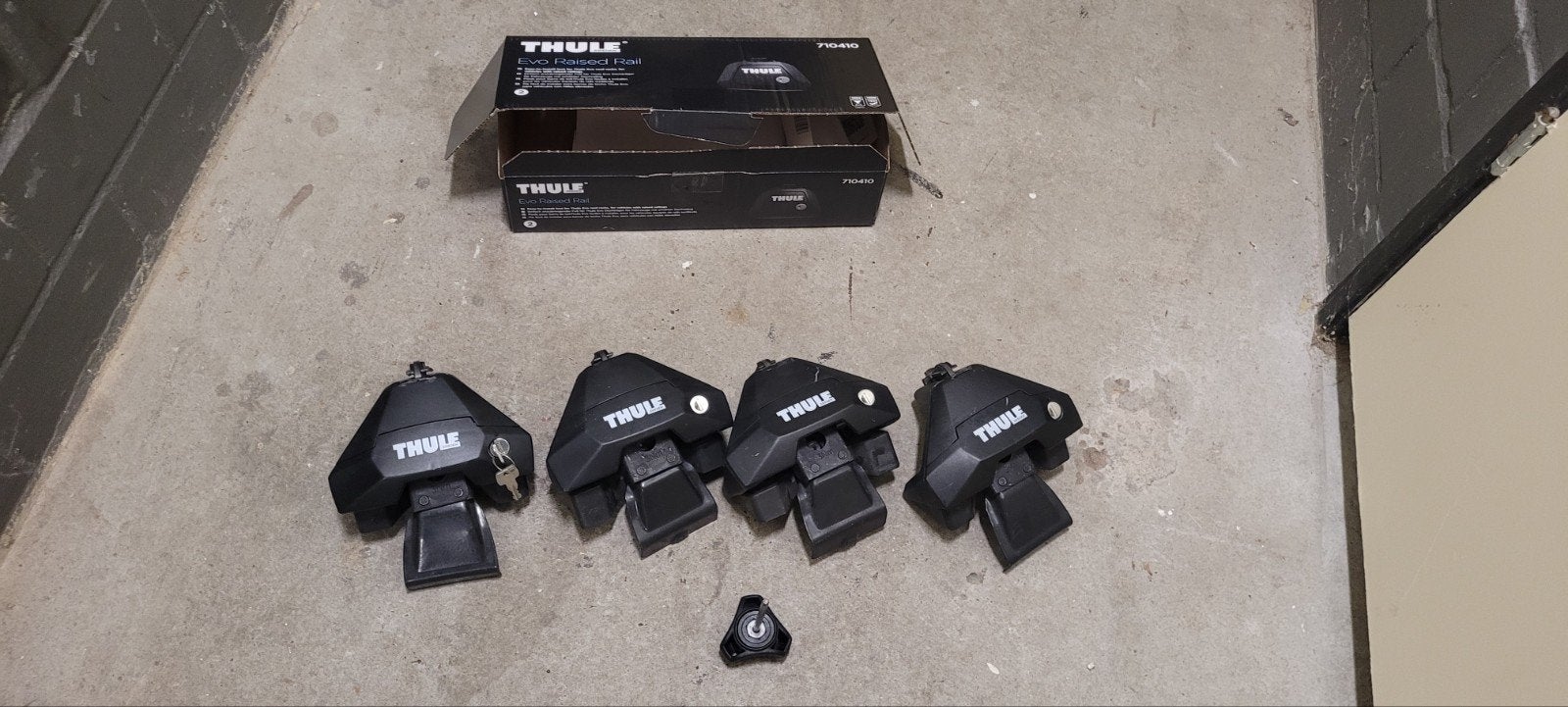 Thule dakdrager voetenset voor Golf 7, Auto diversen, Dakdragers, Ophalen of Verzenden