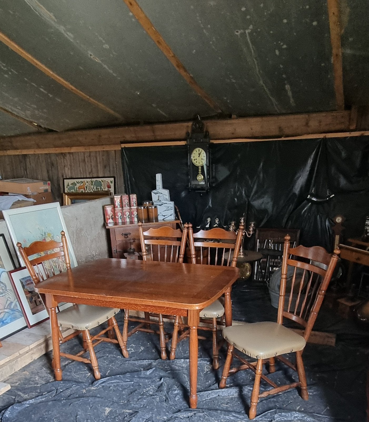 Eettafel, Ophalen