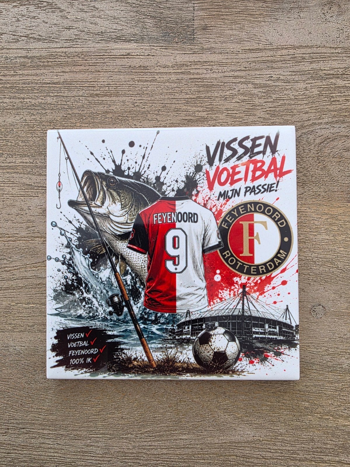 Gepersonaliseerde Tegeltjes met Afbeelding/Tekst (11x11 cm), Antiek en Kunst, Ophalen of Verzenden