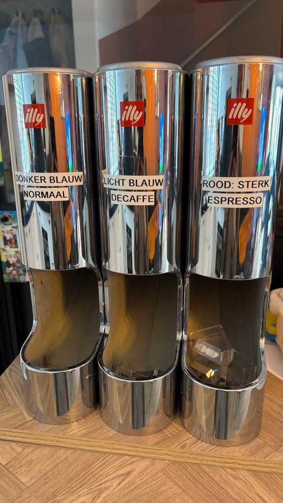 Illy  Iperespresso capsules houder- 3 Compartimenten, Ophalen, Koffiepads en cups, Gebruikt, Overige modellen