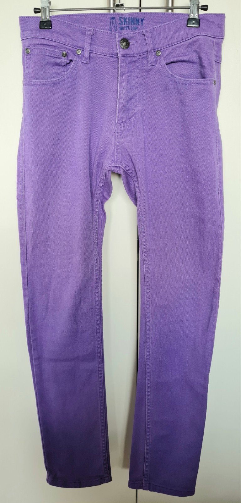 Lila paarse jeans broek H&M maat XS, Ophalen of Verzenden, Zo goed als nieuw, Overige kleuren