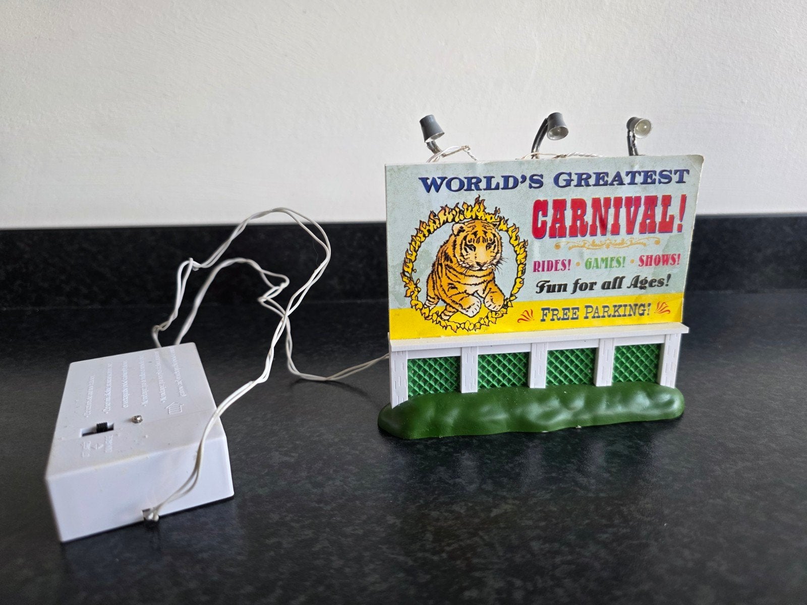Lemax Carnival billboard defect, Ophalen, Gebruikt