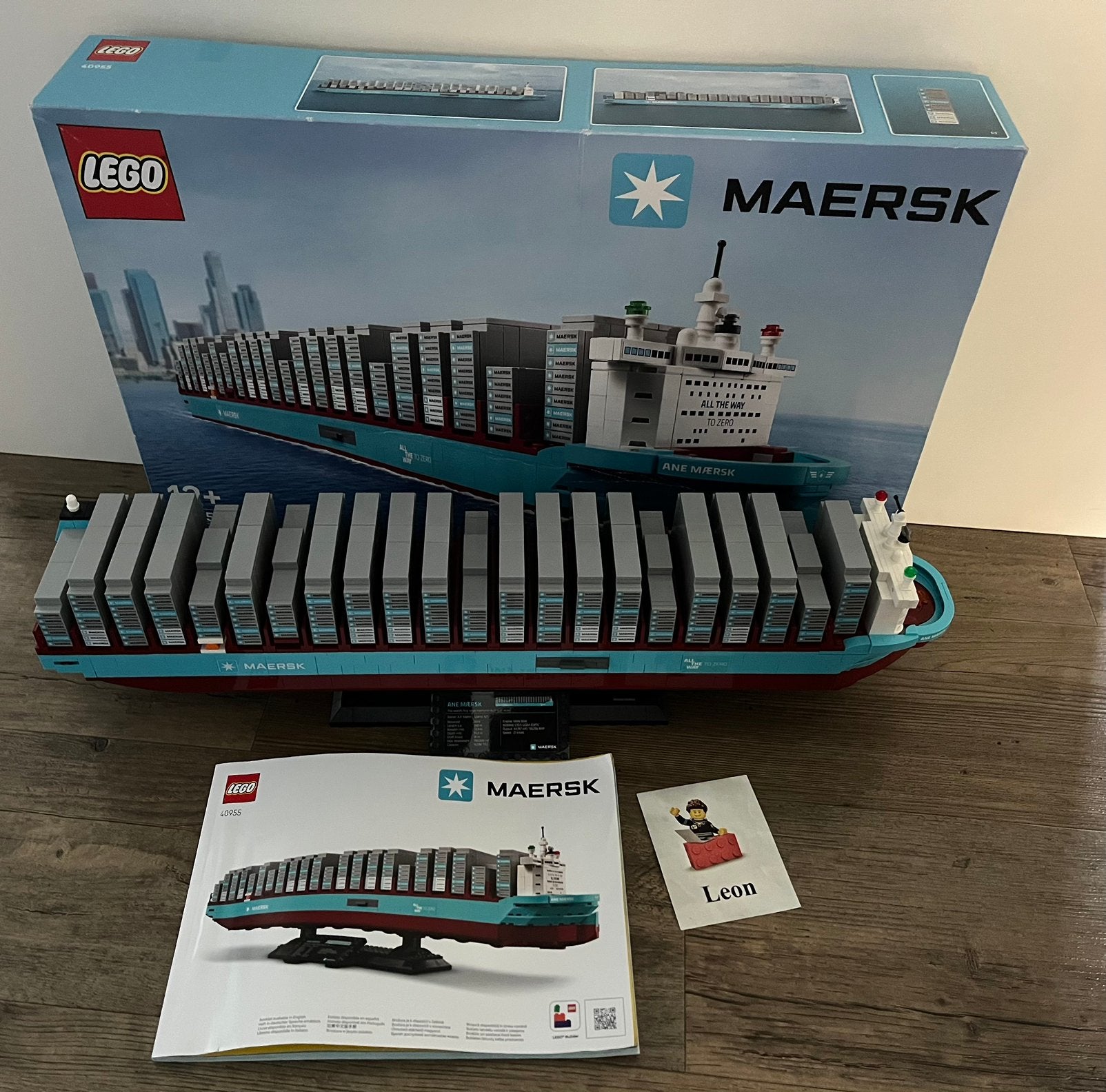 Lego Exclusives 40955 Maersk containerschip-Gebouwd compleet, Overige thema's, Lego, Ophalen of Verzenden, Zo goed als nieuw