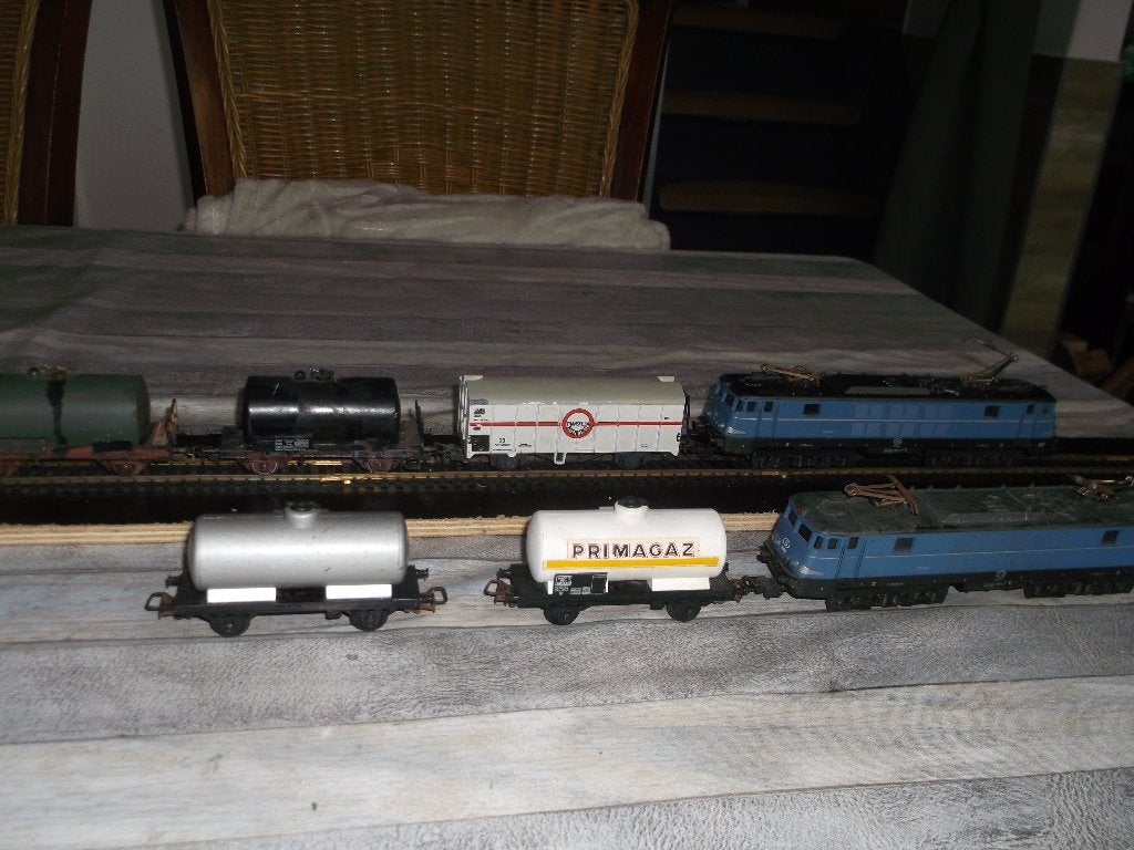 lima loc belgische spoorwegen -5 wagons, Gelijkstroom, Ophalen of Verzenden, Lima, Gebruikt