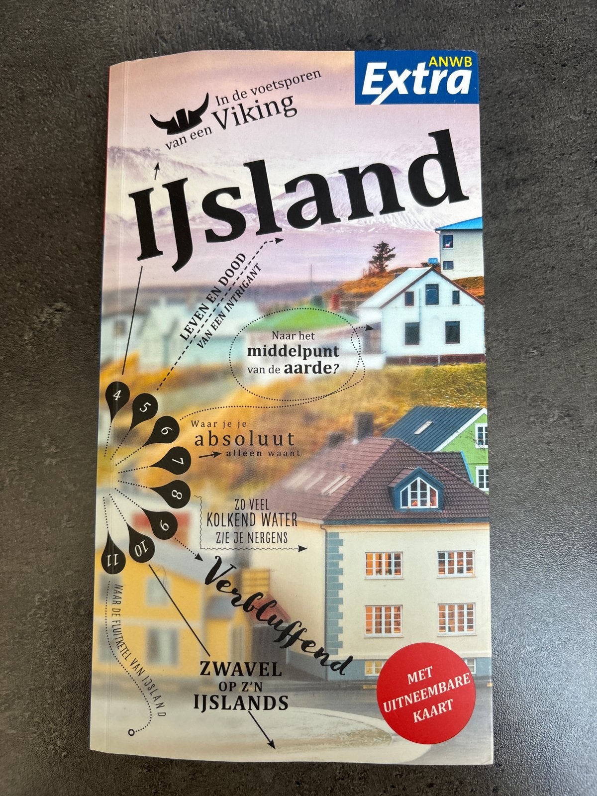 ANWB Extra Reisgids IJsland - In de voetsporen van een Vikin, Europa, Ophalen of Verzenden, Zo goed als nieuw, Reisgids of -boek