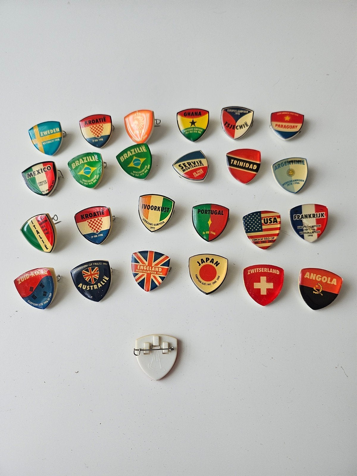 WK/EK voetbal Speldjes Collectie - Diverse Landen, Ophalen of Verzenden, Gebruikt, Sport, Speldje of Pin