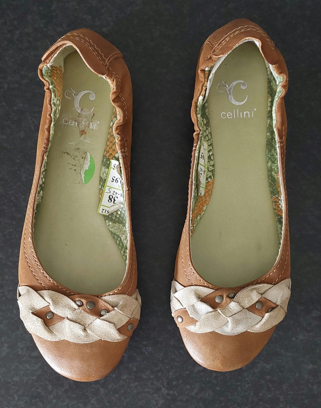 Cellini ballerina's bruin (maat 38), Bruin, Cellini, Zo goed als nieuw, Ballerina's