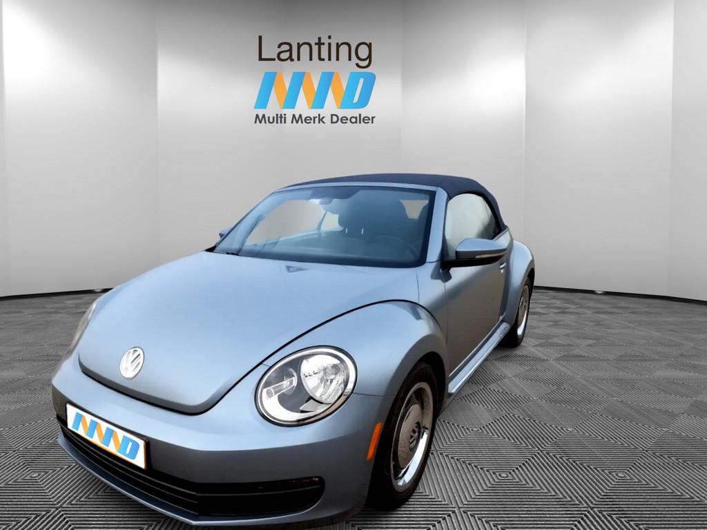 Volkswagen Beetle Cabriolet 1.8 TSI Denim Autromaat, Gebruikt, 4 cilinders, 14 km/l, Grijs
