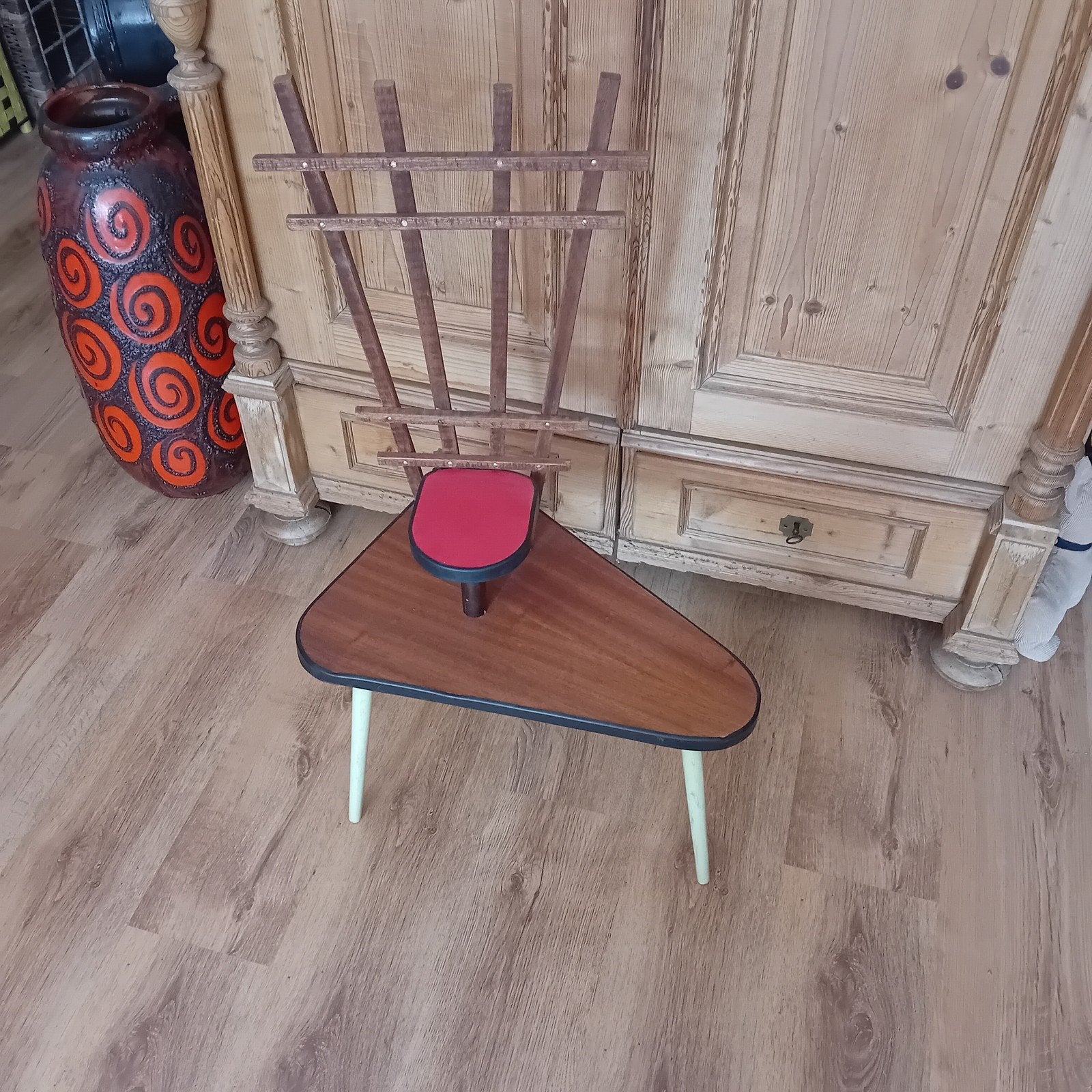 Vintage/retro plantentafel, Ophalen