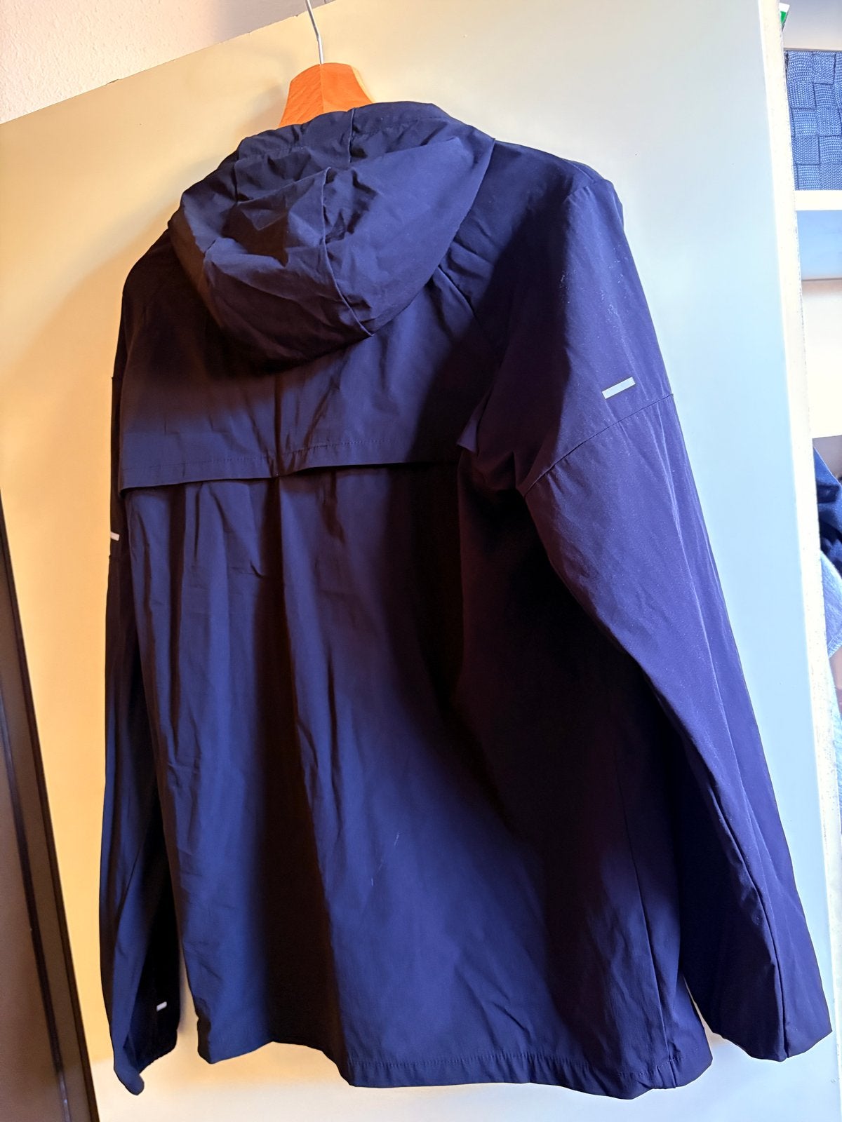 Nike hardloopset (jas en broek) - Maat M, Maat 38/40 (M), Blauw, Ophalen of Verzenden, Zo goed als nieuw