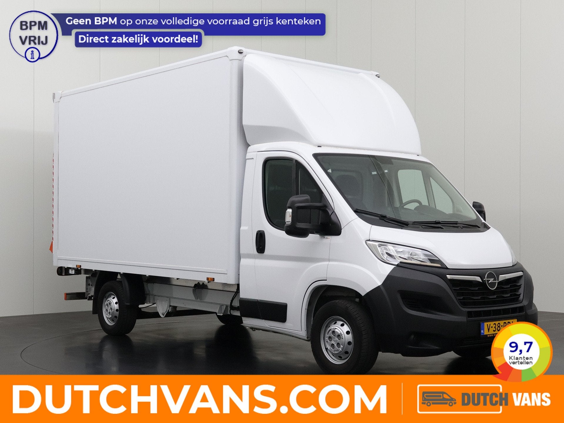 Opel Movano 140PK Bakwagen | Laadklep | Dakspoiler | Camera, Auto's, Voorwielaandrijving, Stof, Gebruikt, 2500 kg