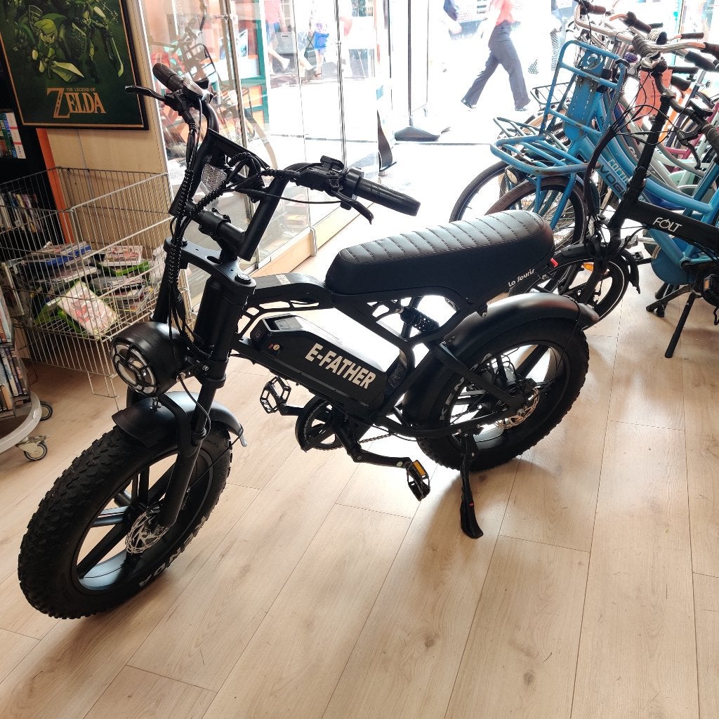 E-Father Fatbike V20 Pro met lader en alarm nu voor €449.99, Fietsen en Brommers, F, F, Zo goed als nieuw, 59 cm of meer