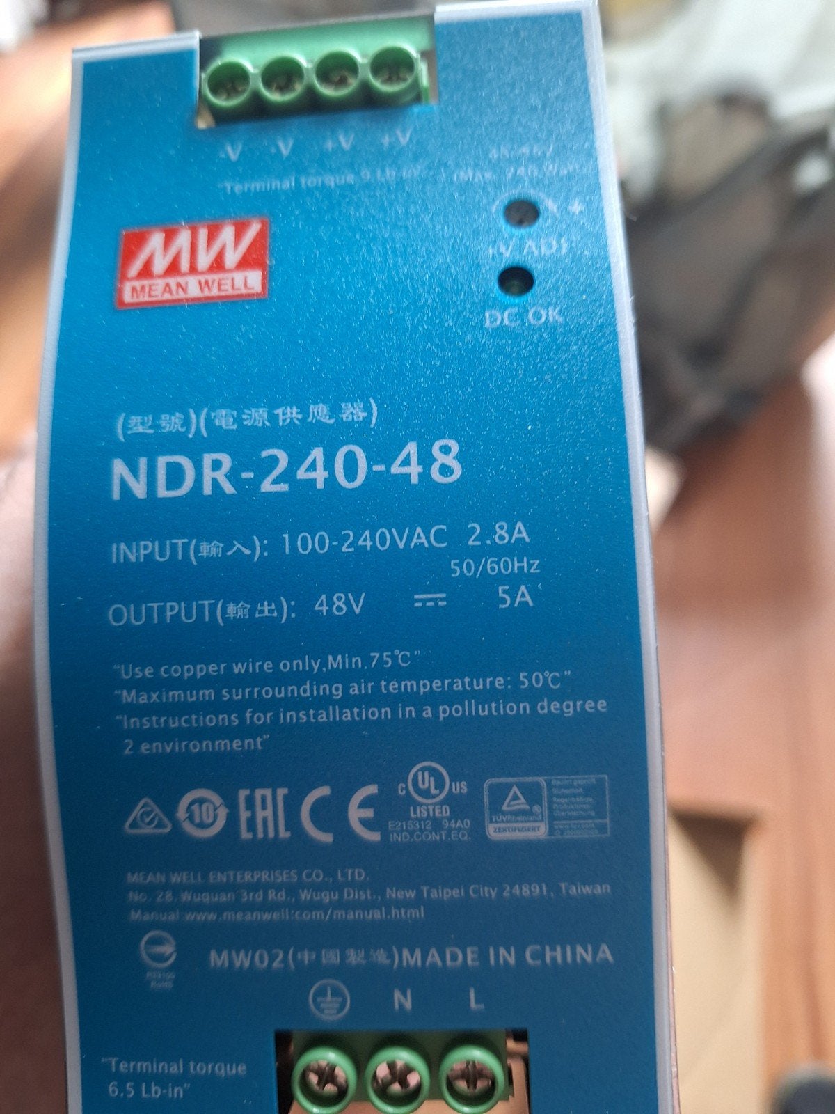 voeding 48 volt 5 amp en 12 volt en 24 volt .meerderen, Ophalen, Nieuw