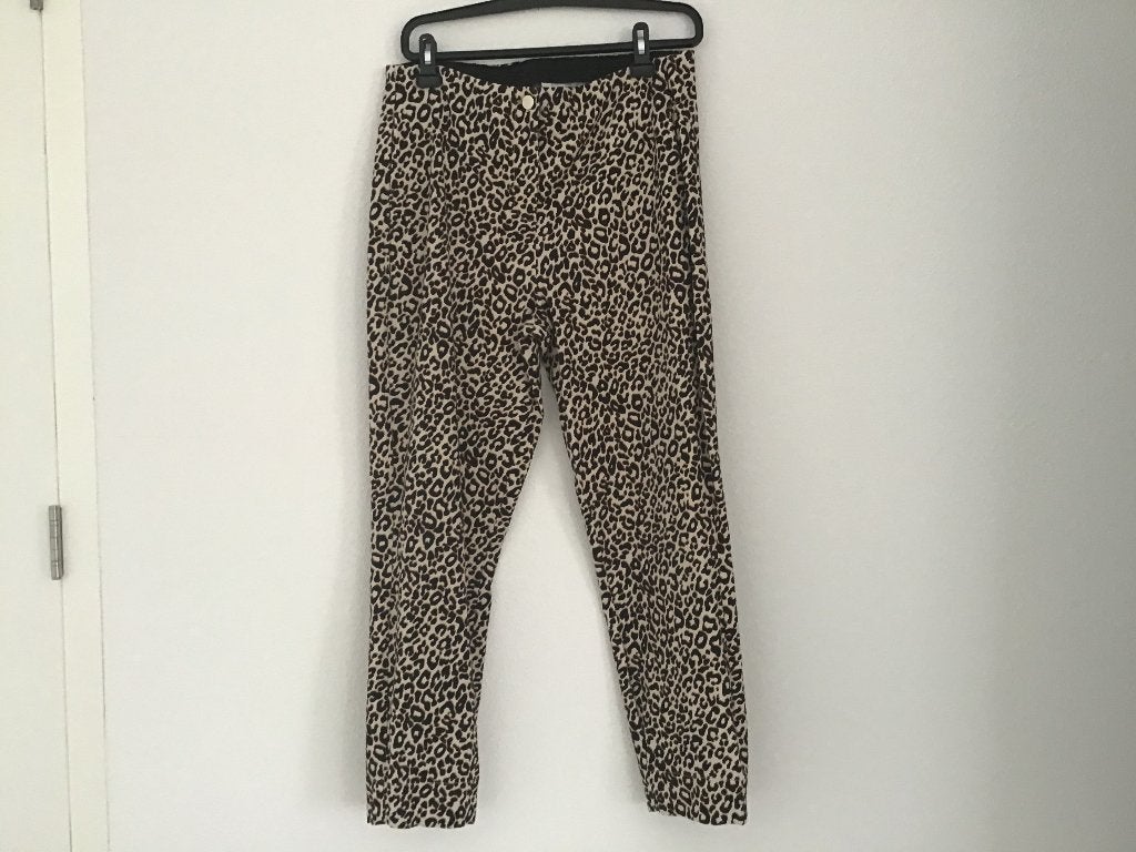 Kyra tijger broekje 7/8 maat m Katoen met elastan, Maat 38/40 (M), Meerkleurig, Ophalen of Verzenden, Zo goed als nieuw