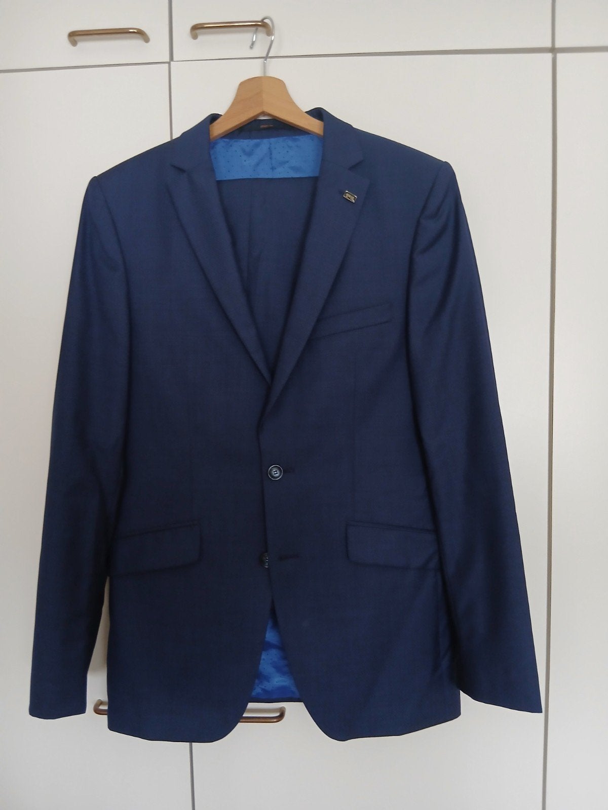 herenpak, Ophalen, Blauw, Digel, Gedragen