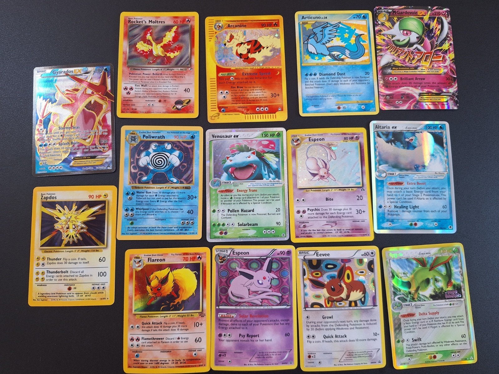 Verzameling pokemon vintage holo's, ook los te koop, Hobby en Vrije tijd, Verzamelkaartspellen | Pokémon, Zo goed als nieuw, Meerdere kaarten