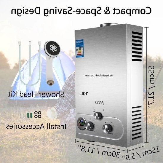 LPG Warmteboiler - Boiler - Camping Douche - Buitendouche -, Corvance B.V., Verzenden, Nieuw, Corvancebol@gmail.com