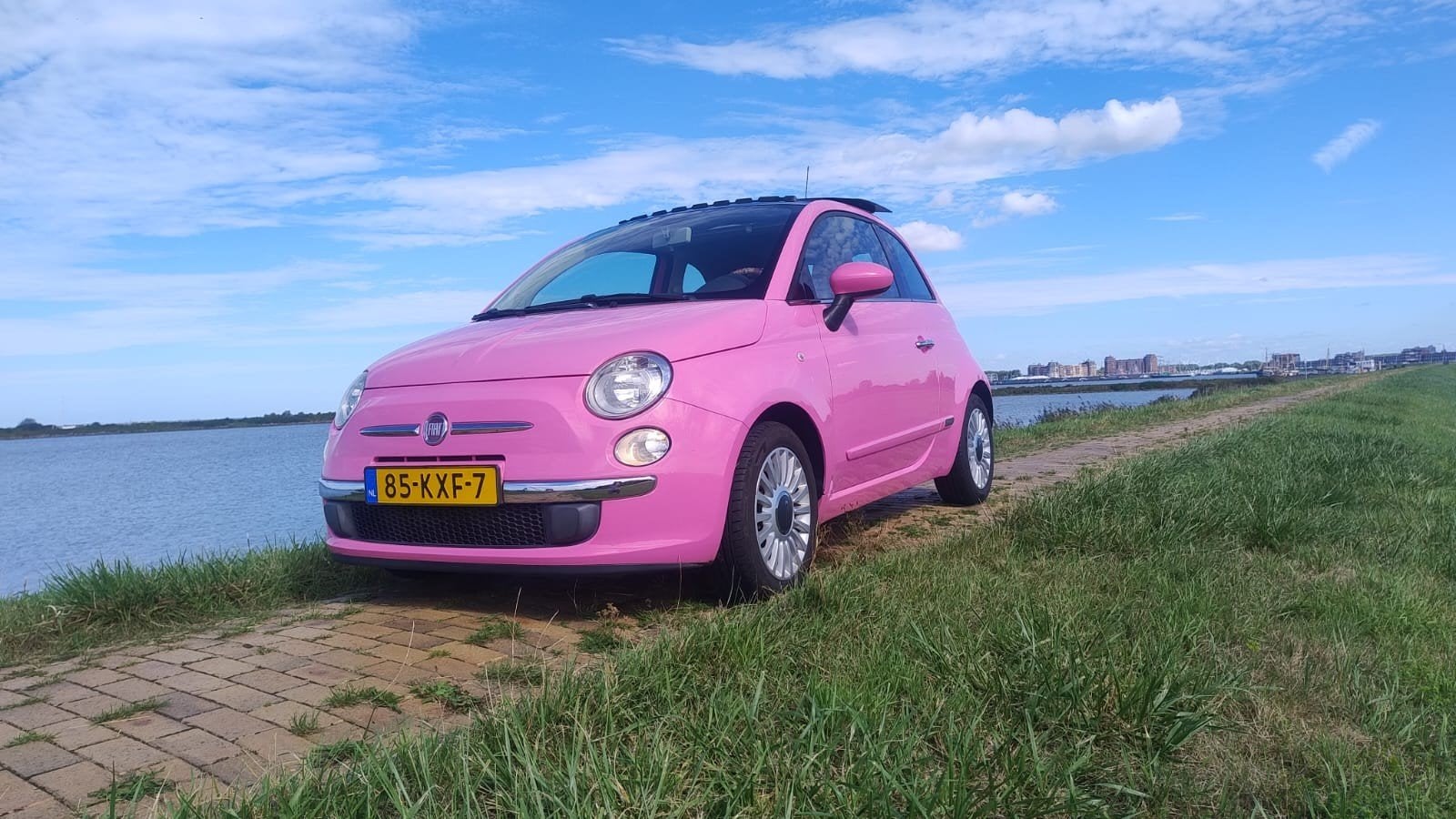 fiat 500 'Pinky', Auto's, Automaat, Stof, Overige kleuren, Overige kleuren