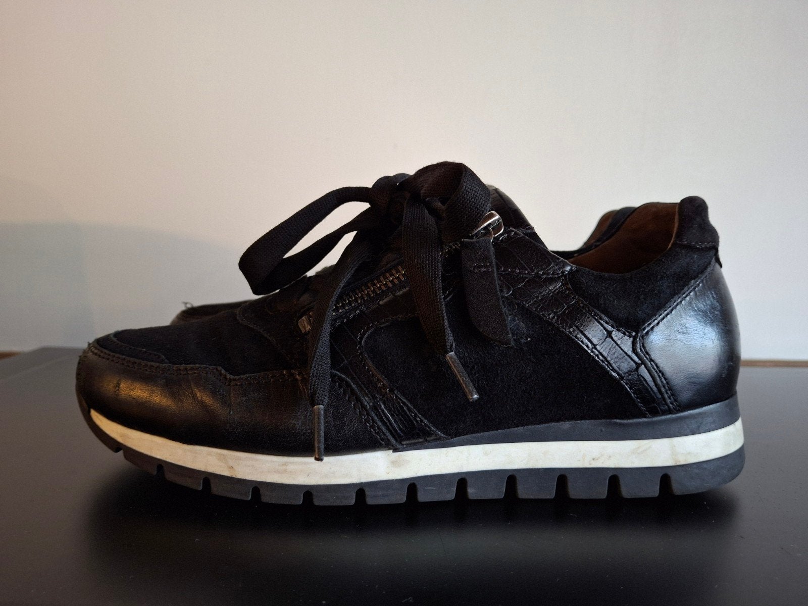 Gabor comfort dames sneakers maat 37, Ophalen of Verzenden, Zo goed als nieuw, Zwart, Sneakers of Gympen
