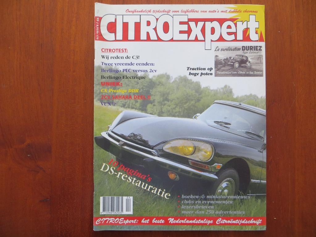 CitroExpert 4 1999 Berlingo Electrique, 2CV Sahara 4x4, CX, Ophalen of Verzenden, Nieuw, Citroën