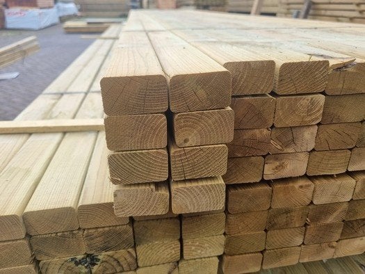 Latten 28x45 mm - geïmpregneerd, Ophalen, Nieuw, 250 cm of meer, Overige typen