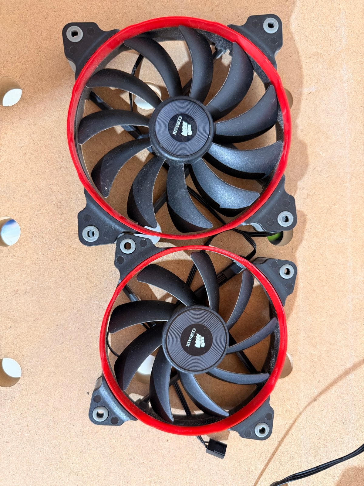Corsair ventilatoren: 1x 120mm en 1x 140mm, Ophalen of Verzenden, Gebruikt