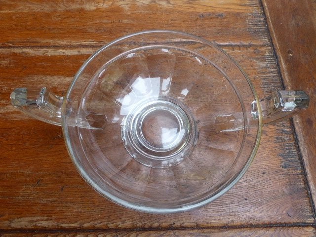 Art deco persglazen coupe noemie, Luxval Val Saint lambert, Antiek en Kunst, Ophalen of Verzenden
