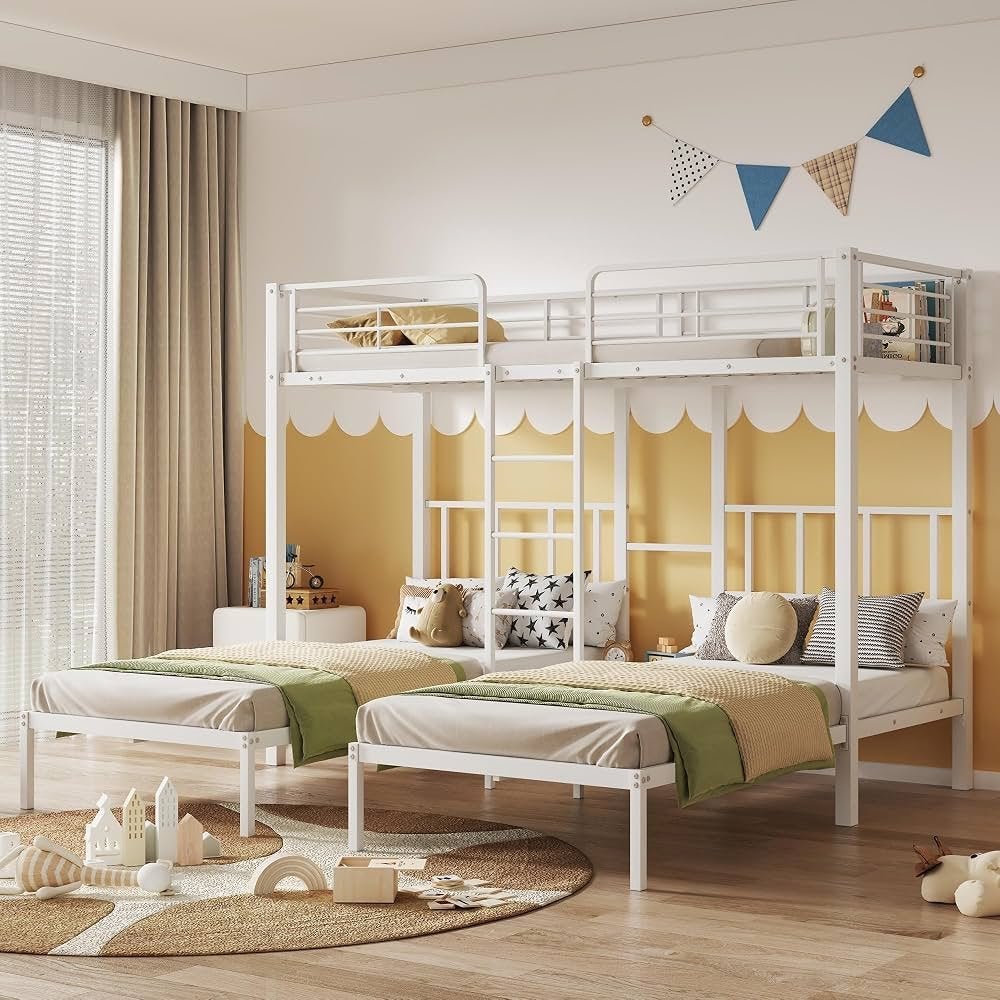 Stapelbed Driepersoons, Ophalen, 90 cm, 160 tot 180 cm, Tweepersoons