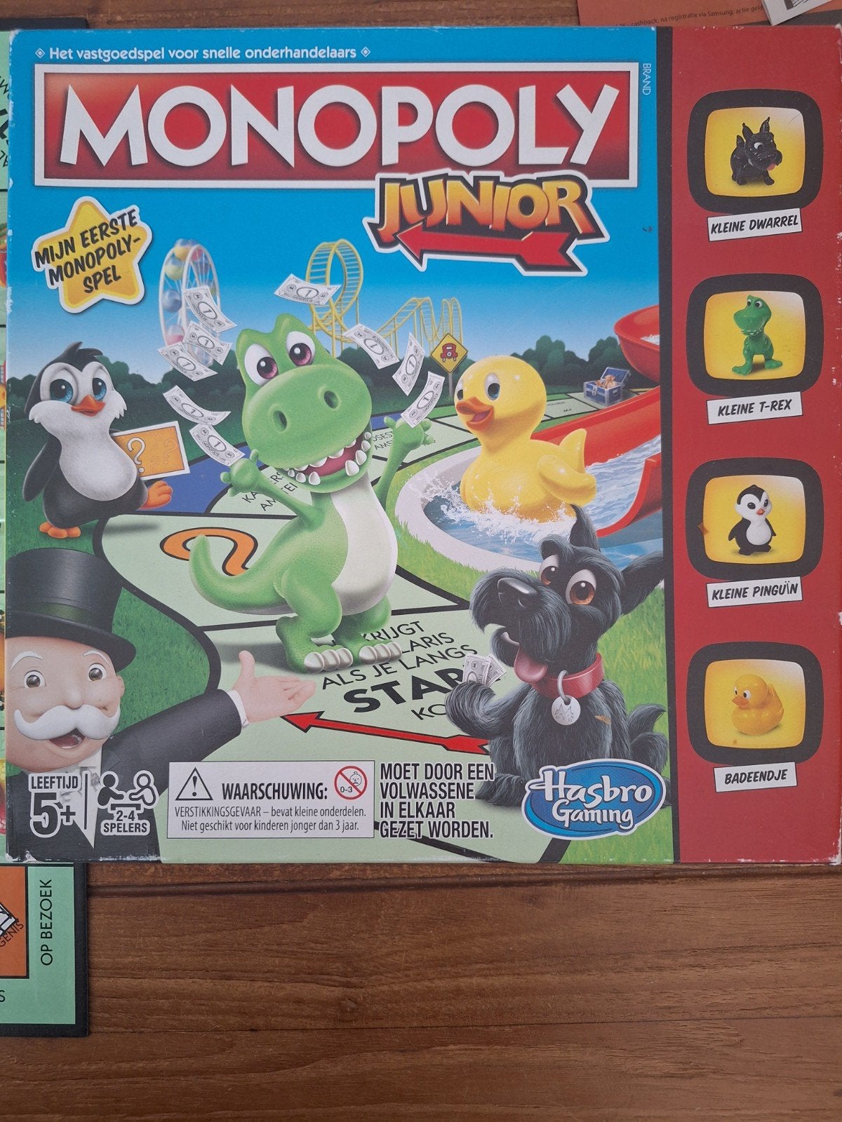 Monopoly Junior - Mijn Eerste Monopoly-spel, Drie of vier spelers, Ophalen of Verzenden, Zo goed als nieuw, Hasbro Gaming
