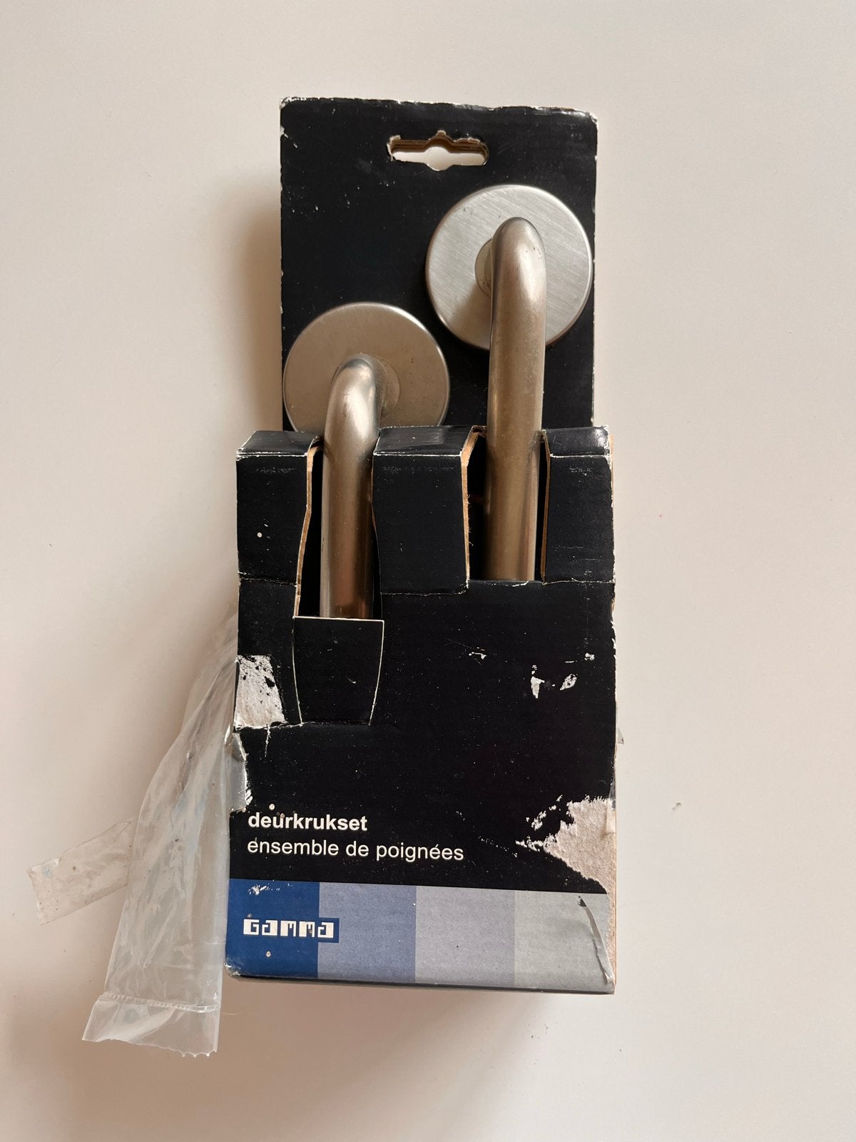 Nieuwe deurklinken voor binnen - Gamma Frontera, Ophalen of Verzenden, Nieuw, Rvs, Klink of Kruk