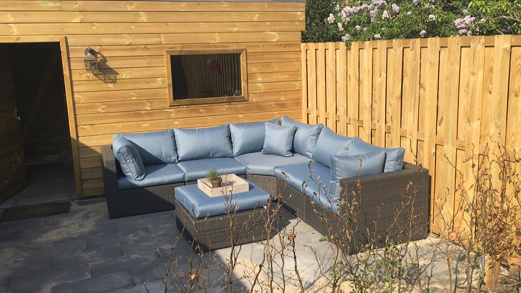 Prachtige Antraciete Loungeset - Zo goed als nieuw!, Tuin en Terras, Tuinsets en Loungesets, Ophalen, Zo goed als nieuw, Loungeset