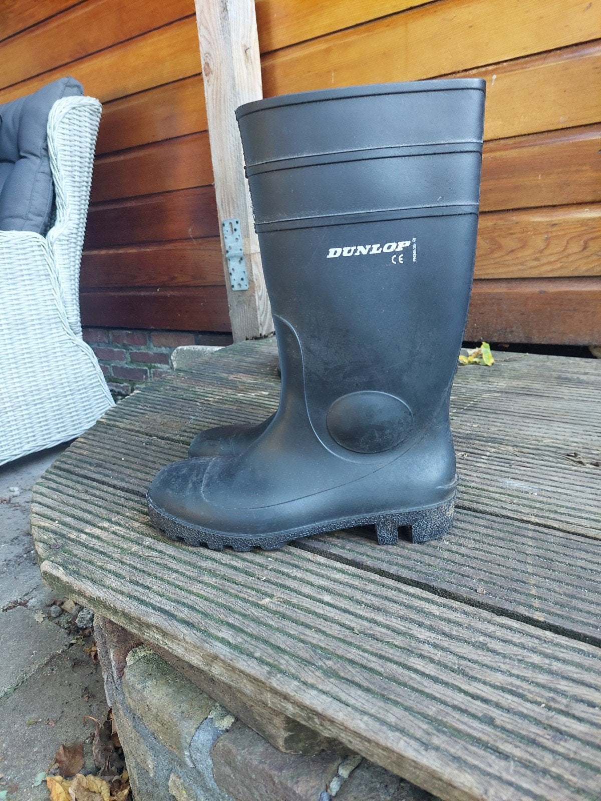 dunlop regenlaars stalen neus, Ophalen, Zo goed als nieuw, Laarzen, Dunlop