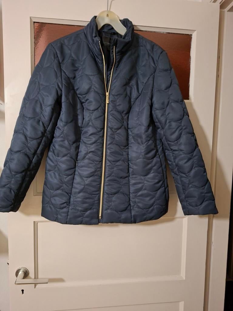 Gewatteerd damesjack, Bonprix, donkerblauw, Maat 40, Kleding | Dames, Jassen | Winter, Zo goed als nieuw, Maat 38/40 (M), Blauw
